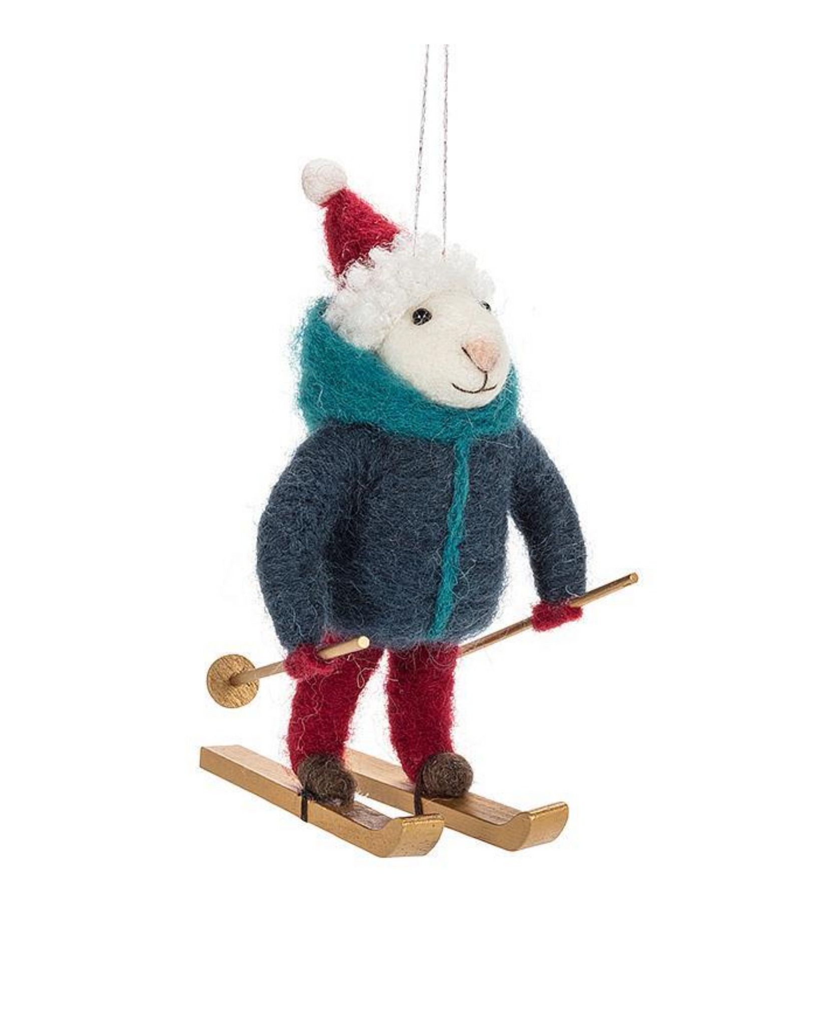 Winter Sport Mouse Ornaments