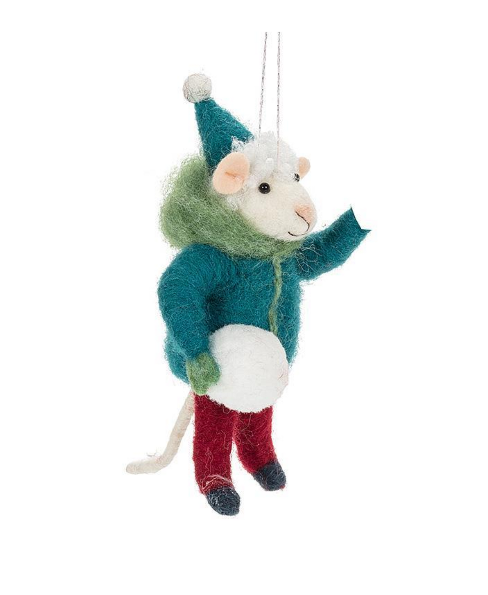 Winter Sport Mouse Ornaments