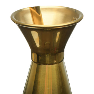Stainless Steel Oil Cruet - Gold Finish