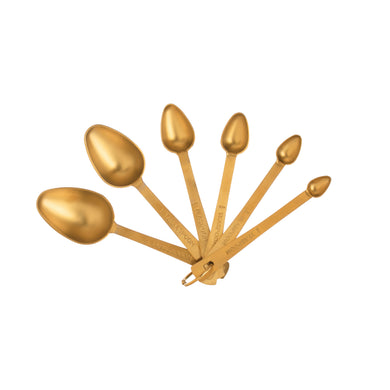 Stainless Steel Measuring Spoons - Gold