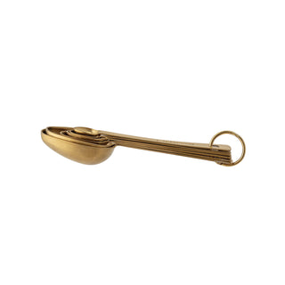 Stainless Steel Measuring Spoons - Gold