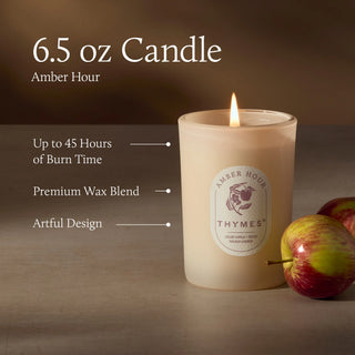 Thymes Amber Hour Poured Candle 6.5 oz