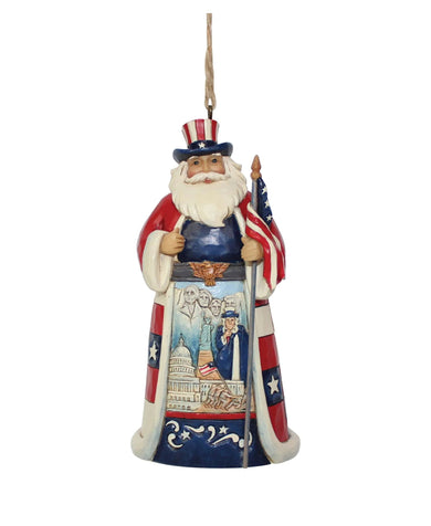 Jim Shore Santas Around The World: American Santa Ornament