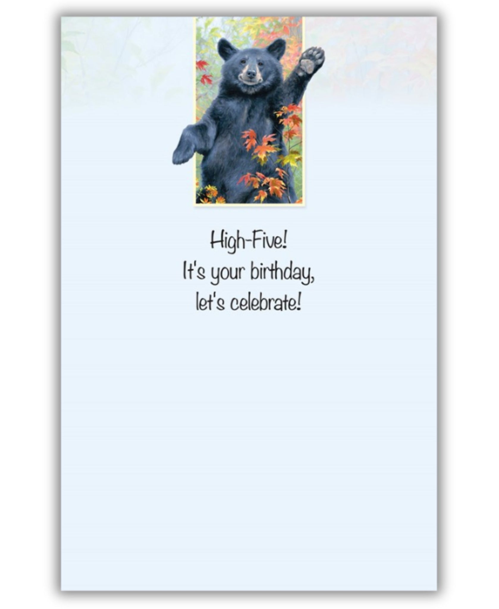 Pumpernickel Autumn Greeting Birthday Card