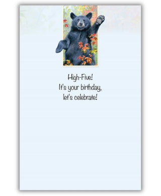 Pumpernickel Autumn Greeting Birthday Card