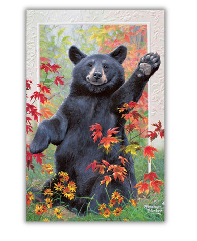 Pumpernickel Autumn Greeting Birthday Card