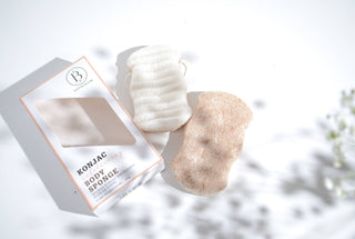 Bathorium Konjac Walnut Exfoliating Body Sponge