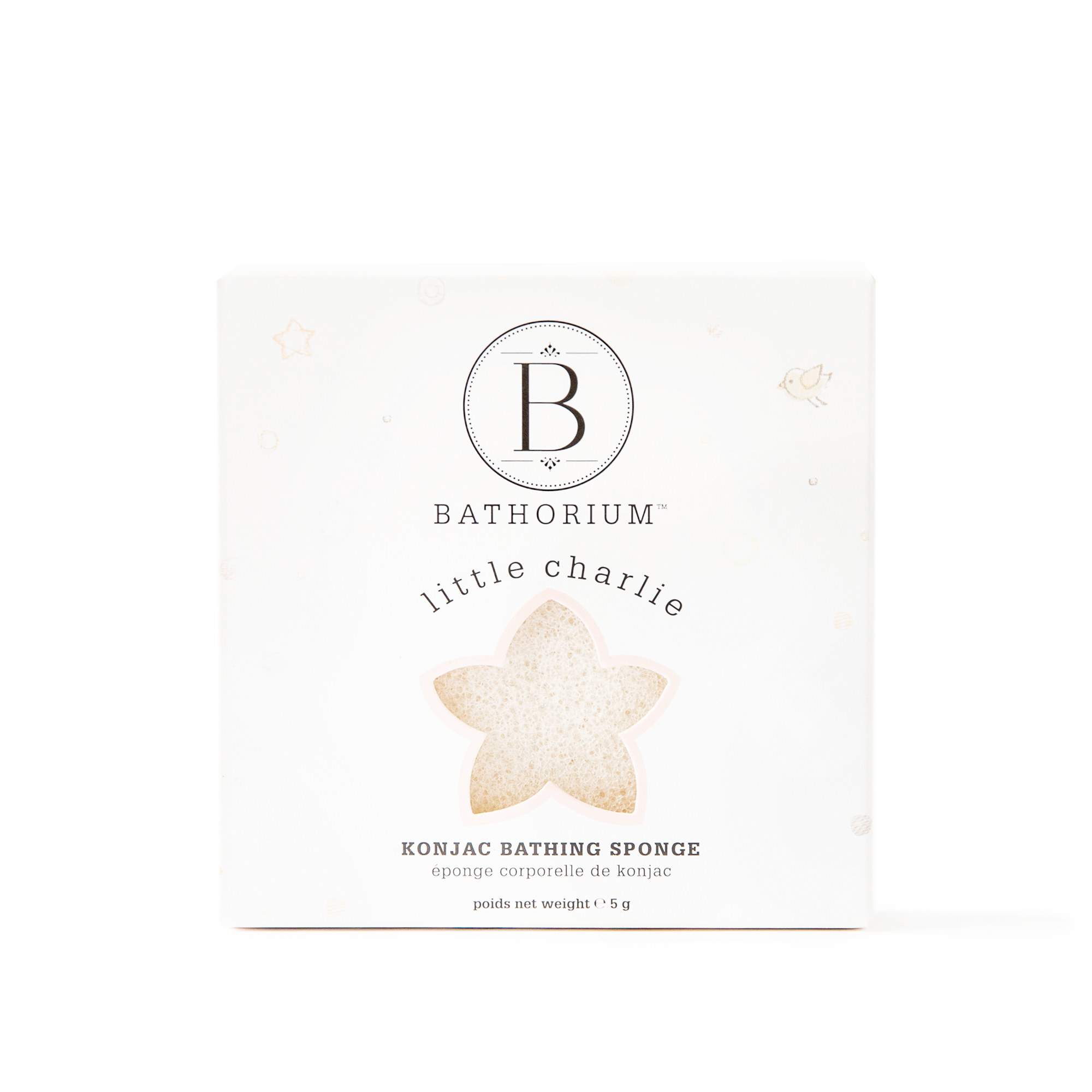 Bathorium Konjac Little Charlie Body Sponge