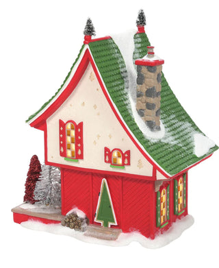 Department 56 North Pole Village Series North Pole Sisal Tree Factory