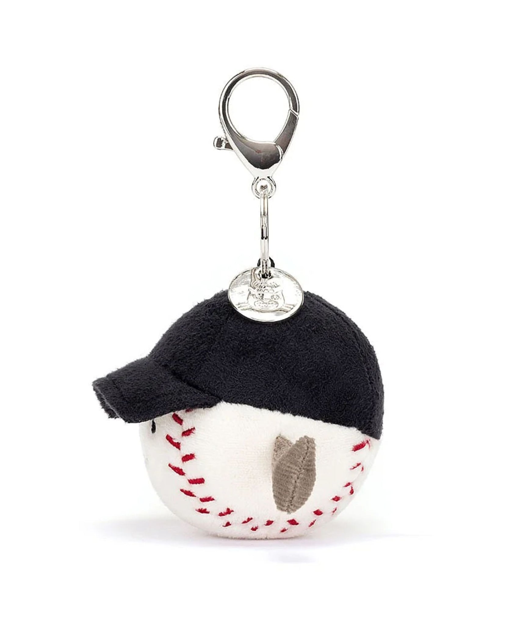 JellyCat Amuseable Sports Baseball Bag Charm