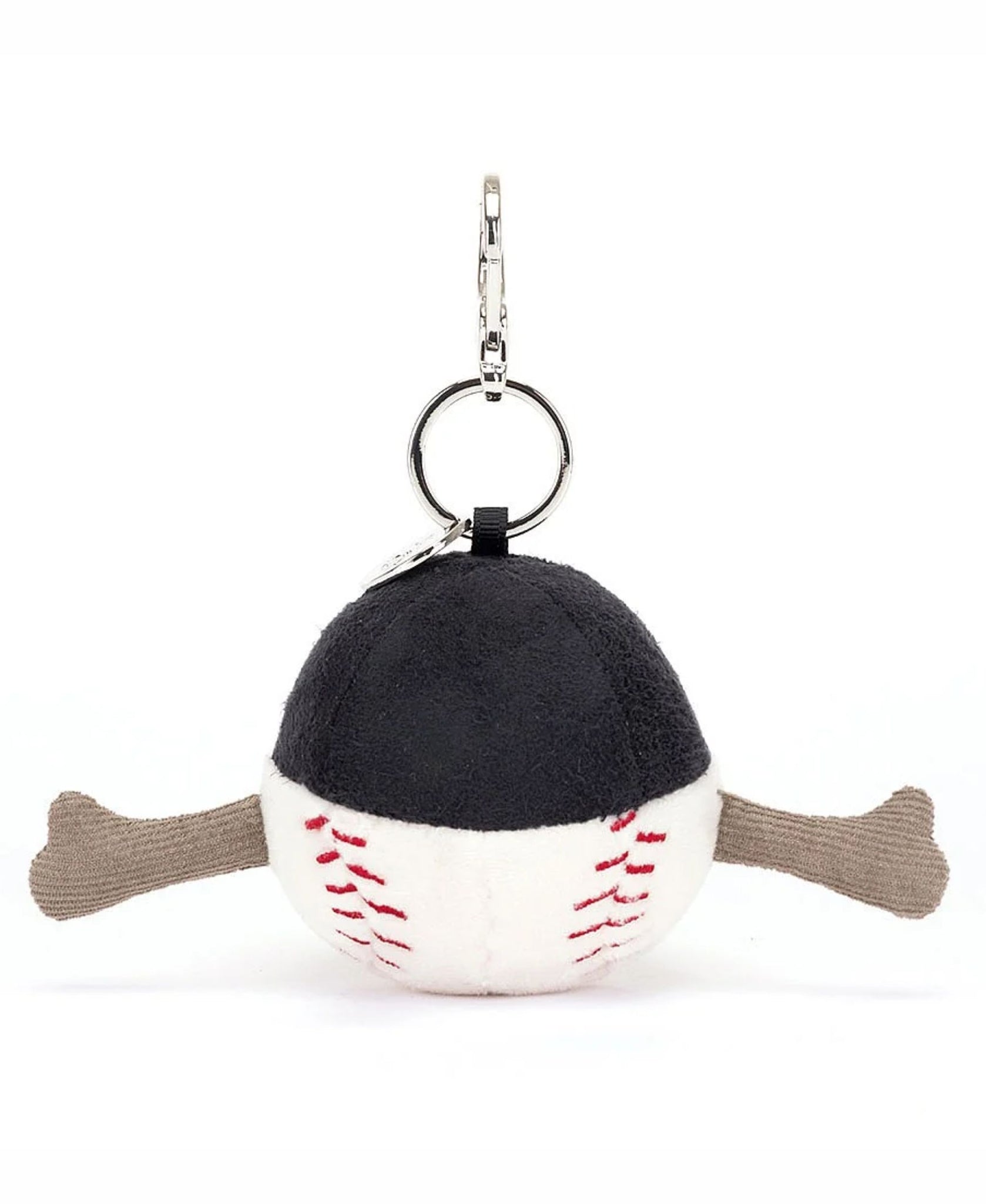 JellyCat Amuseable Sports Baseball Bag Charm