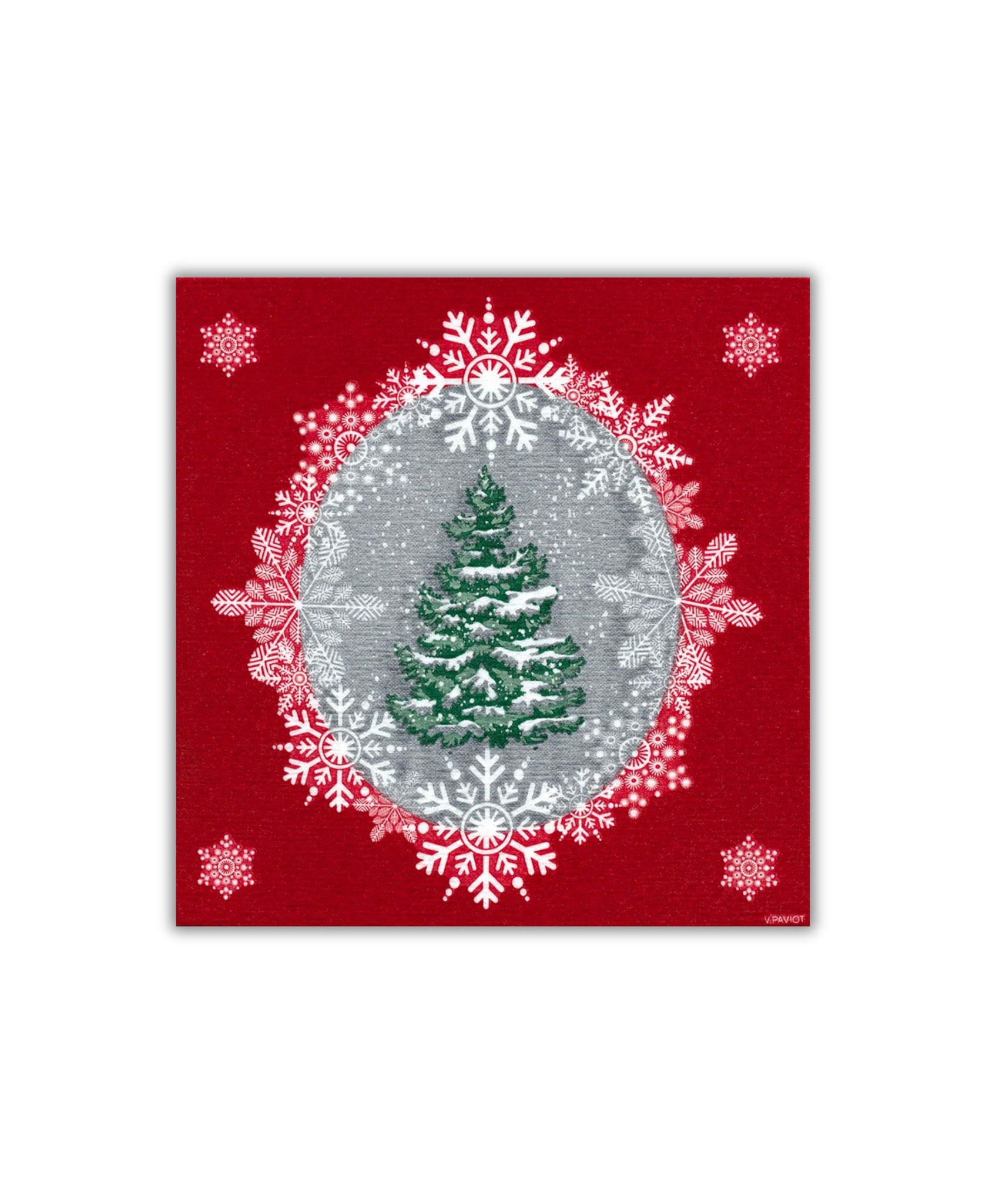 Old Country Design Paviot Beau Sapin Dinner Napkin