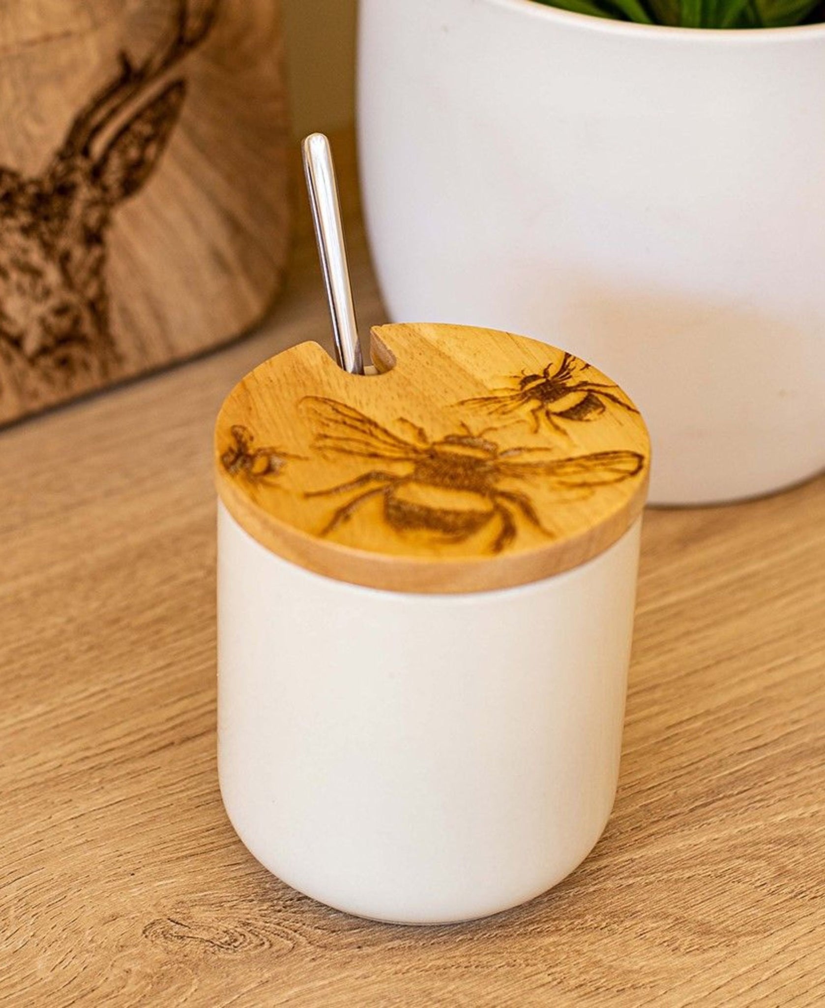 Bee Jar and Spoon Set