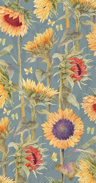 IHR Sunflowers Guest Towels