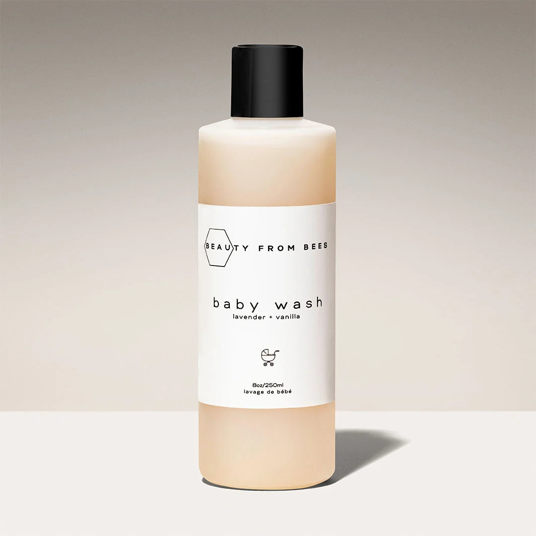 Beauty From Bees Baby Shampoo & Body Wash - Lavender + Vanilla - 8 fl.oz./250 ml