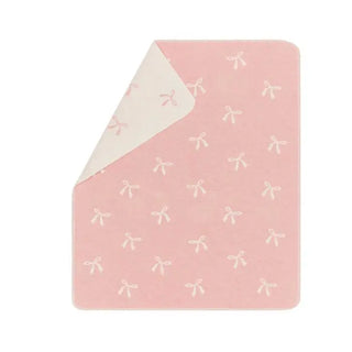 David Fussenegger Juwel Bows Allover Baby Blanket Rose 90x70 cm