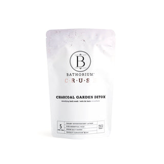 Bathorium Charcoal Garden Detox Crush Bath Soak 600g