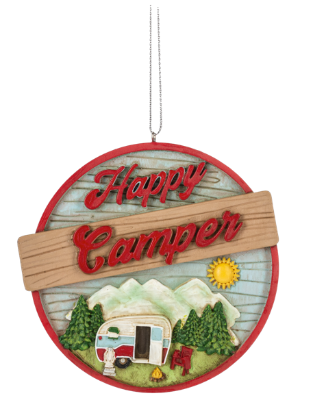 Camping Plaque Ornaments