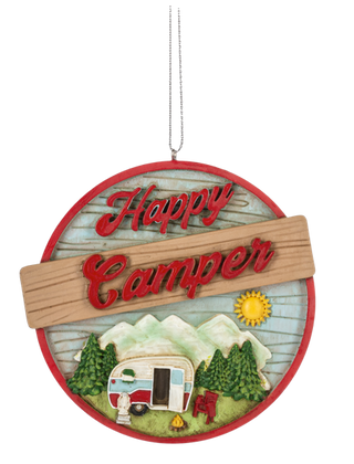 Camping Plaque Ornaments