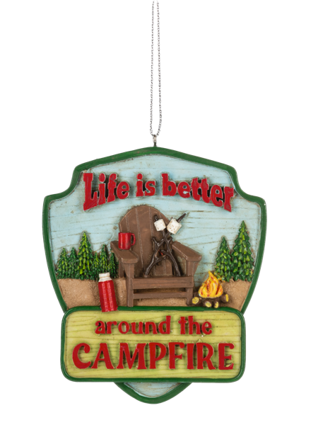 Camping Plaque Ornaments