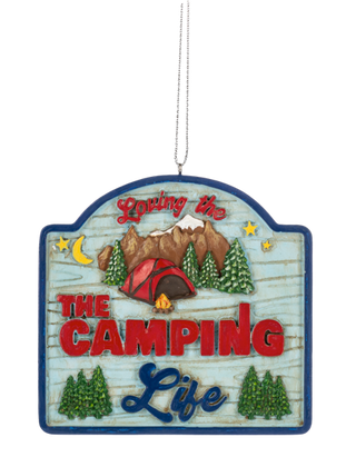 Camping Plaque Ornaments