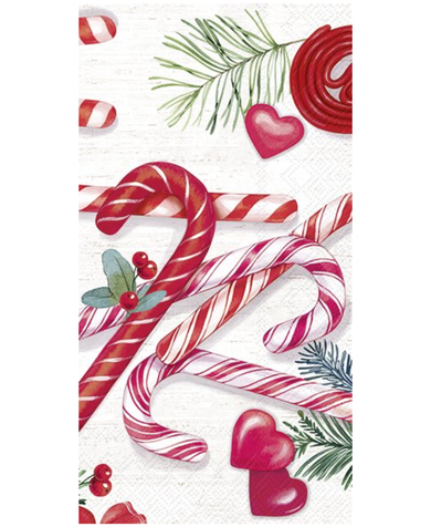 Ihr Candy Canes Hostess Napkins