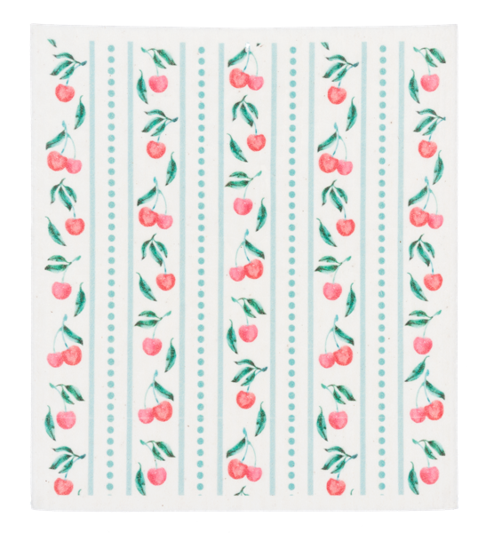 Cherry Reusable Dish Cloth