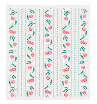 Cherry Reusable Dish Cloth