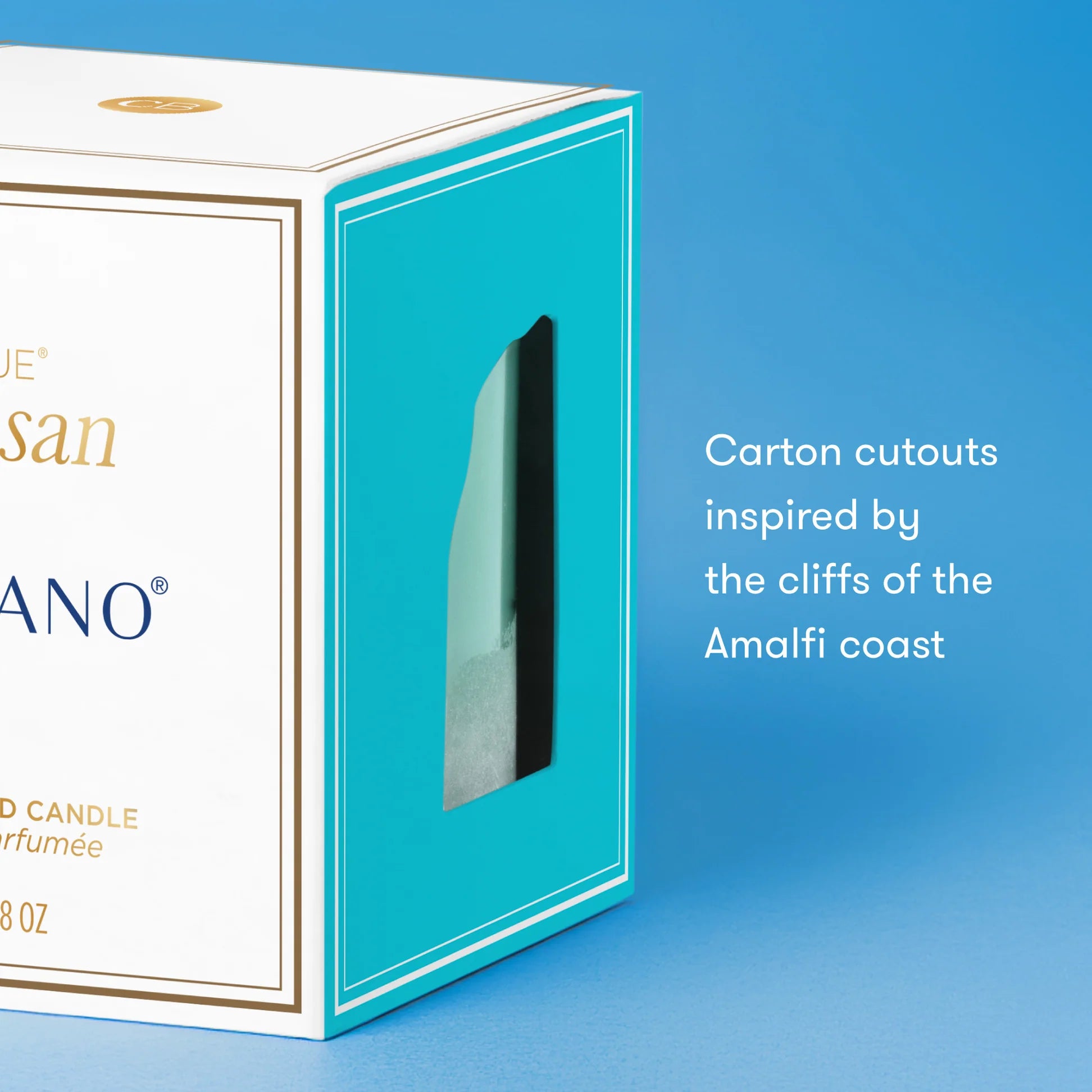 Capri Blue Volcano Artisan Luce d'Almafi Tumbler Candle Boxed - 8 oz