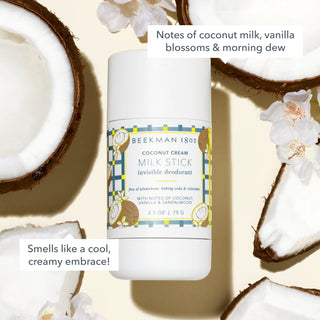 Beekman 1802 Coconut Cream Milk Stick Deodorant