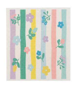 Floral Reusable Dish Cloth
