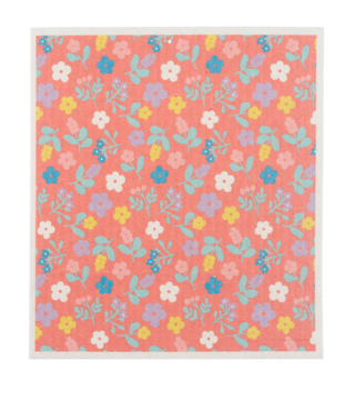Floral Reusable Dish Cloth
