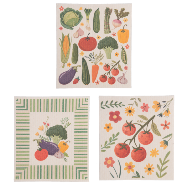 Vegetable Reusable Dish Cloth