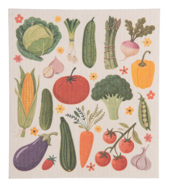 Vegetable Reusable Dish Cloth