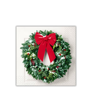 Old Country Design Classic Wreath Luncheon Napkin