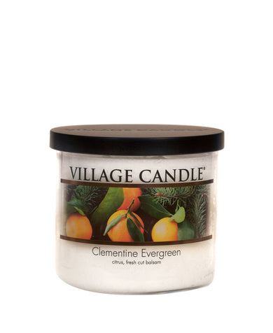 Village Candle Clementine Evergreen 14 oz Candle