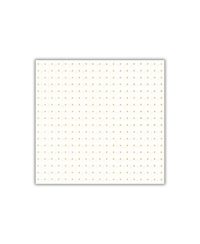 Old Country Design Paviot Cosmos White/Gold Cocktail Napkin