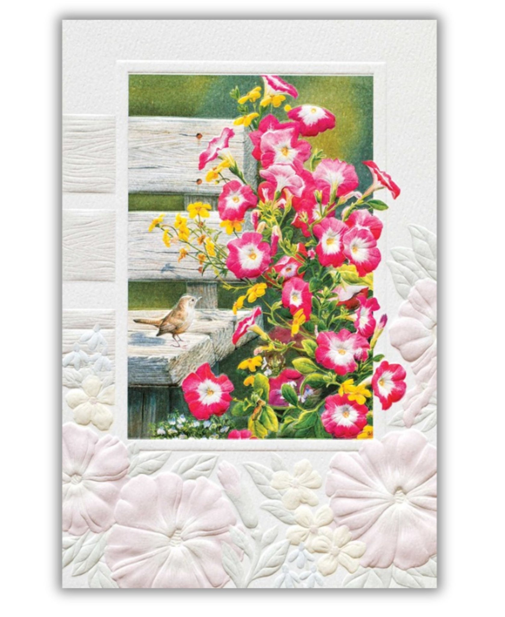 Pumpernickel Country Garden Birthday Card