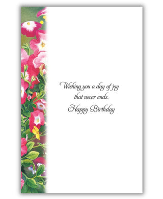 Pumpernickel Country Garden Birthday Card