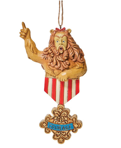 Jim Shore The Wizard Of Oz: Cowardly Lion Courage Ornament