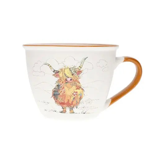 Bug Art Porcelain Timpani Mug/Bowl - Highland Cow