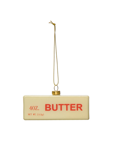 Glass Butter Ornament