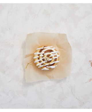 Glass Cinnamon Roll Ornament