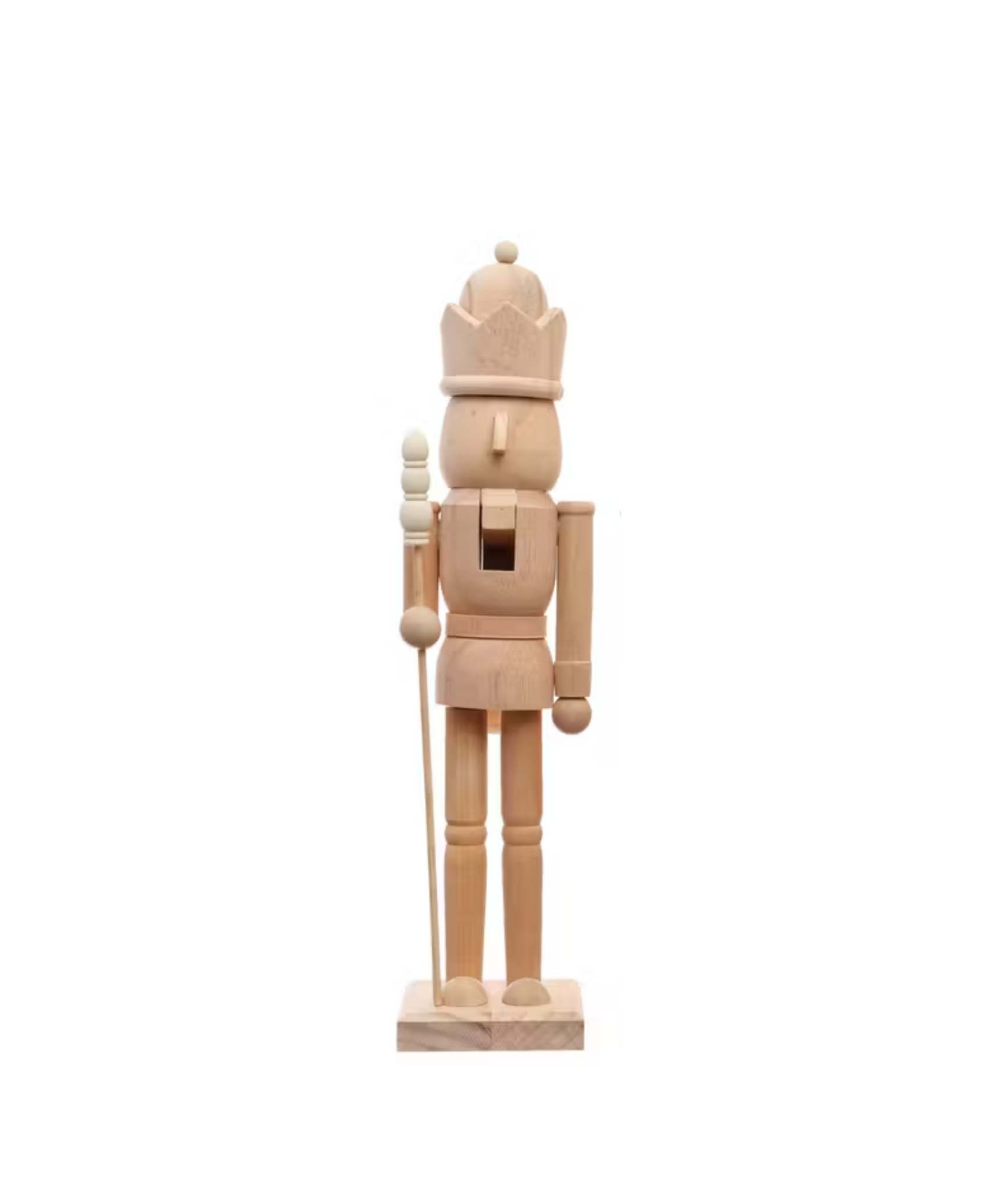 Wood Nutcrackers Natural - 2 Styles