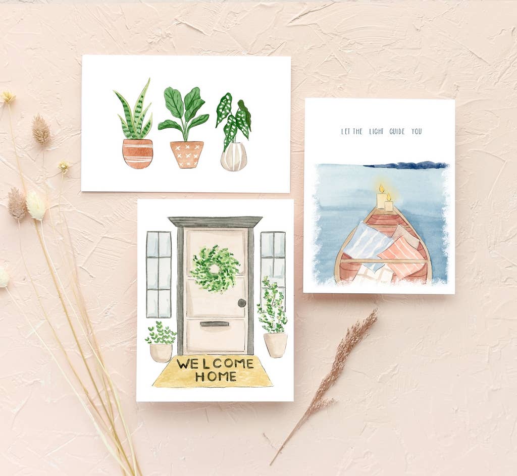 Welcome Home - Housewarming Greeting Card Blank