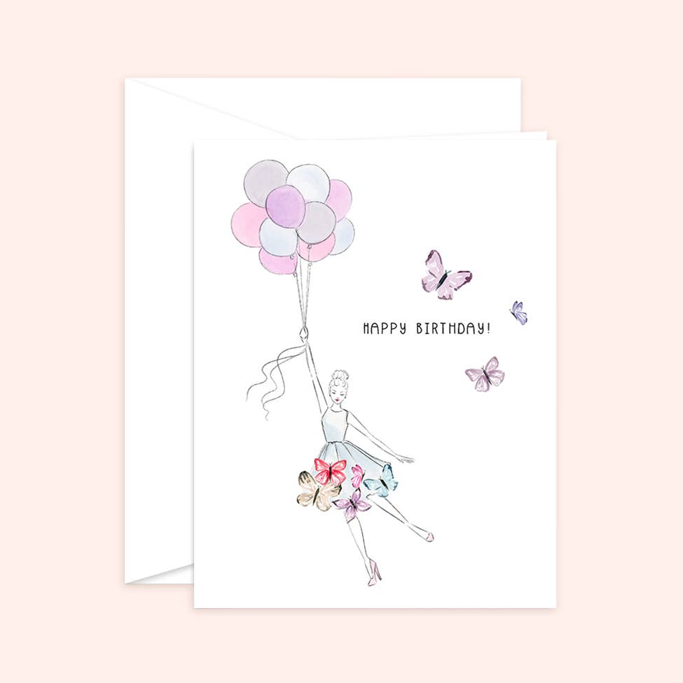 Happy Birthday - Birthday Girl Card Blank