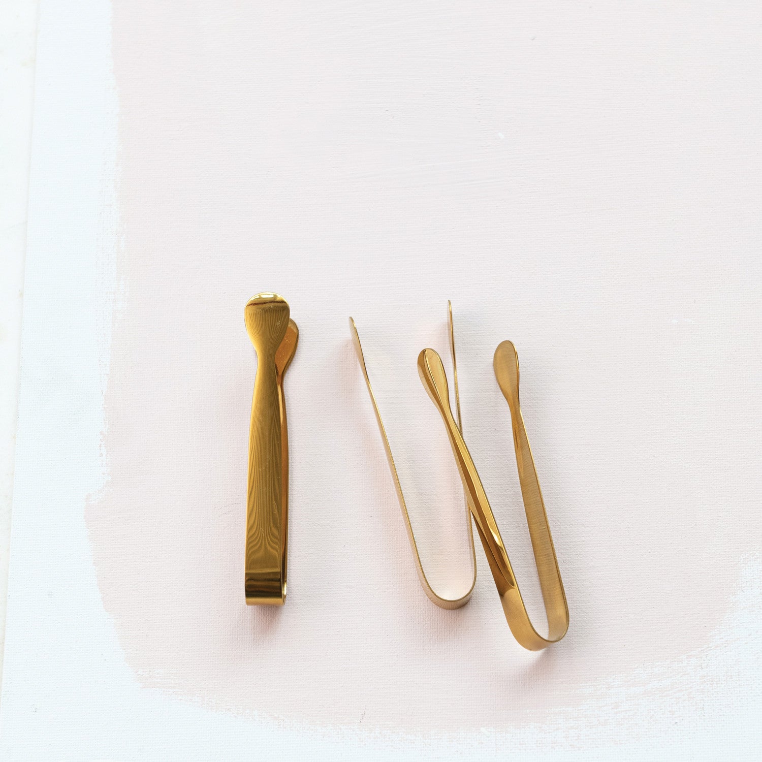 Stainless Steel Tongs - Gold Finish