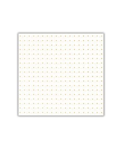 Old Country Design Paviot Cosmos White/Gold Dinner Napkin