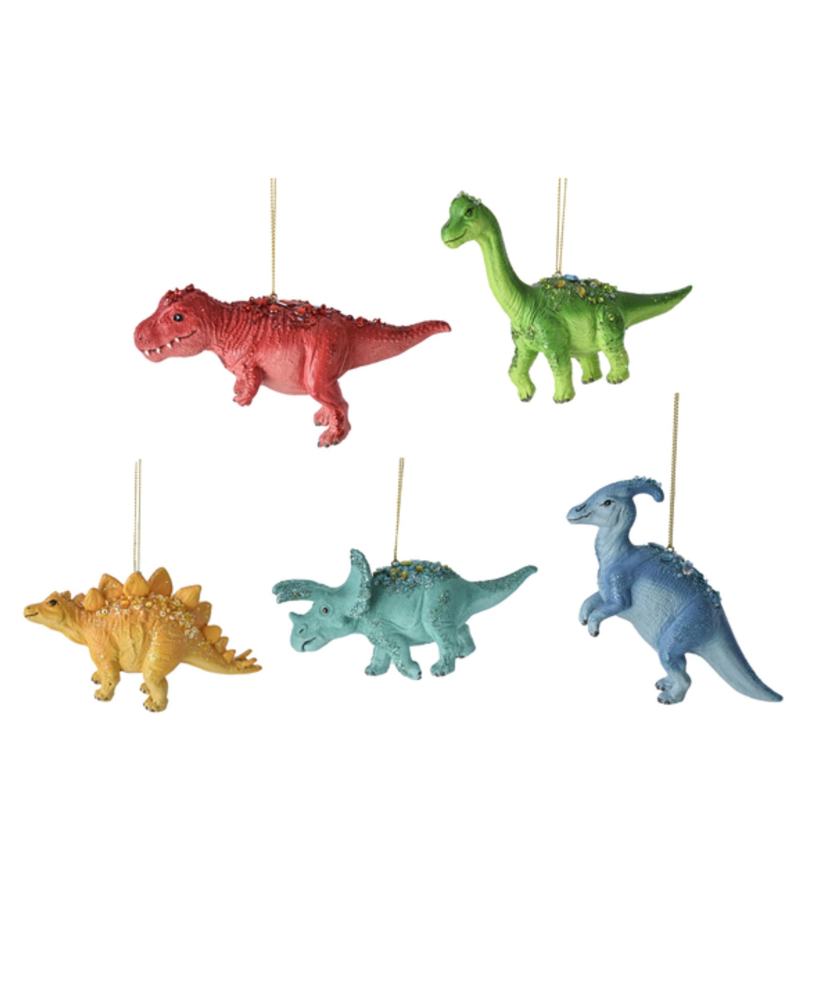 Jewel Dinosaur Ornaments