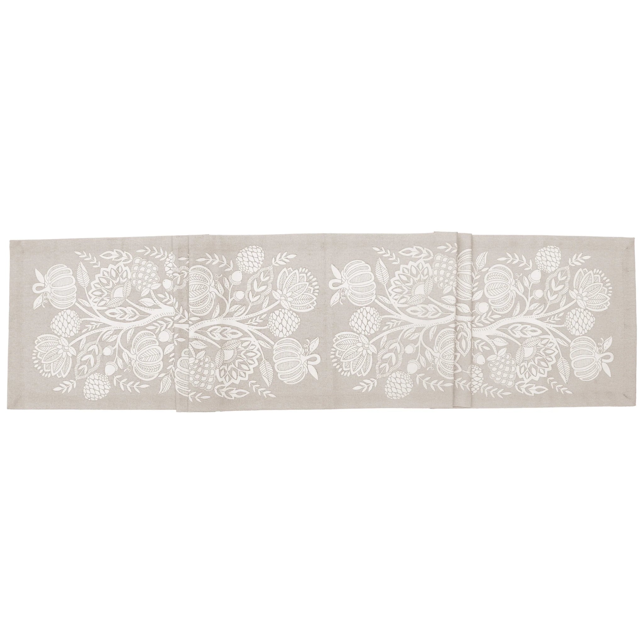 Francis Cream Cotton Table Runner